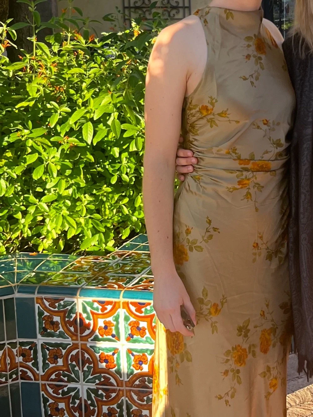 Reformation Anaiis Silk Dress - Poet - Picture 3 of 3